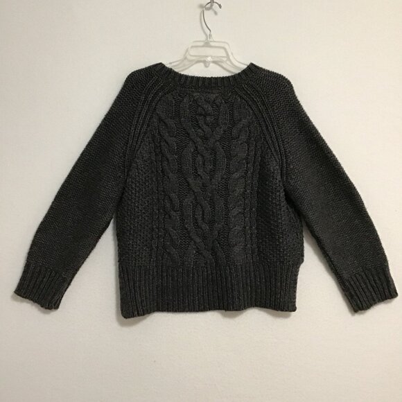 Roots Chunky Crew Neck Cable Knit Sweater  Size XL - Picture 2 of 11